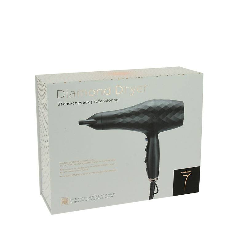 Sèche-cheveux professionnel Diamond dryer Noir de la marque 7eme élément - 4