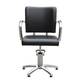 Fauteuil noir Stella 90x60cm - 1 Fauteuil noir Stella 90x60cm de la marque Coiffeo - 1