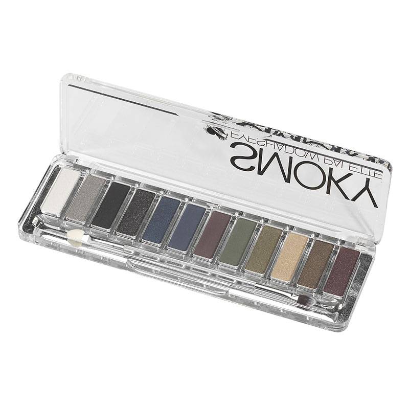 Palette 12 fards à paupières Smoky de la marque Ellepi - 1