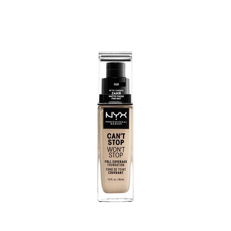 Fond de teint liquide Can't Stop Won't Stop - Fair de la marque NYX Professional Makeup Contenance 30ml - 1