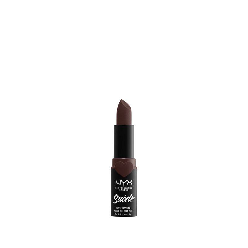 Rouge à lèvres mat Suede Matte Cold brew 3.5g de la marque NYX Professional Makeup Contenance 3g - 1