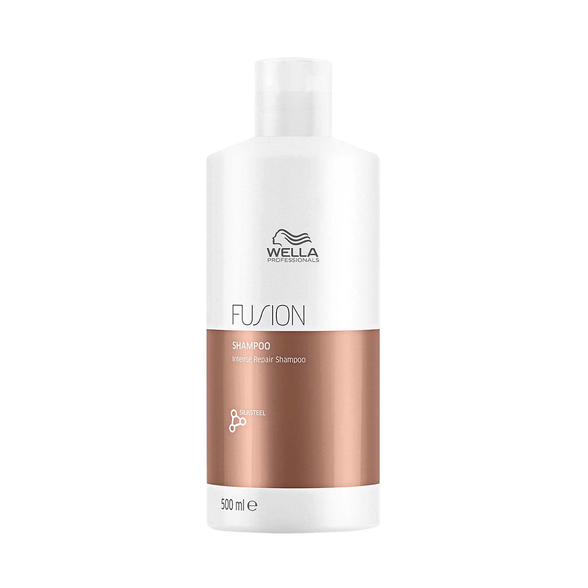 Shampoing réparation intense Fusion de la marque Wella Professionals Contenance 500ml - 1