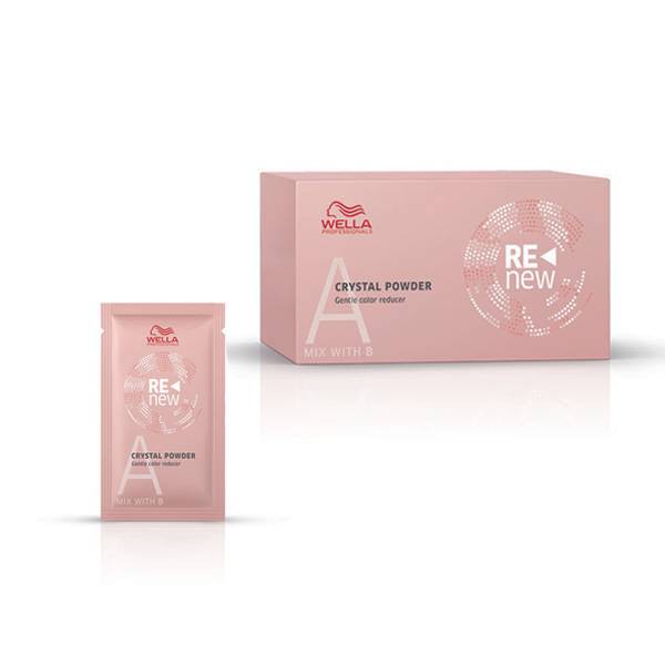 Poudre décolorante Crystal powder Color renew 9gx5 de la marque Wella Professionals Contenance 45g - 1