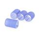 4 bigodini di velcro 40 mm colore blu del marchio Coiffeo - 1