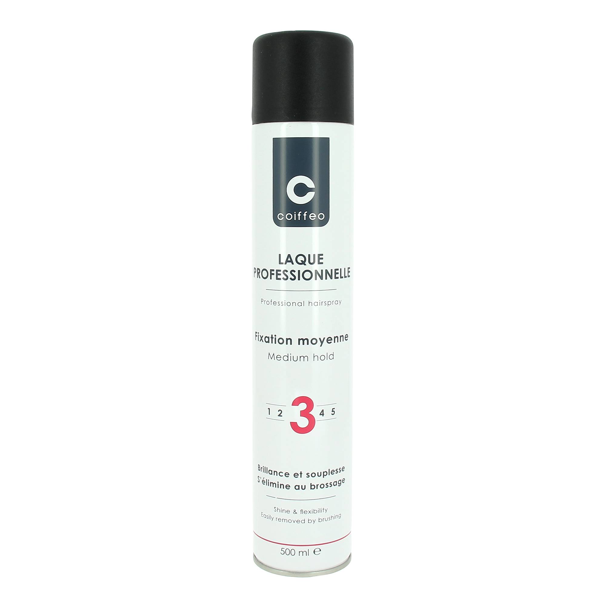Laque fixation moyenne de la marque Coiffeo Contenance 500ml - 1