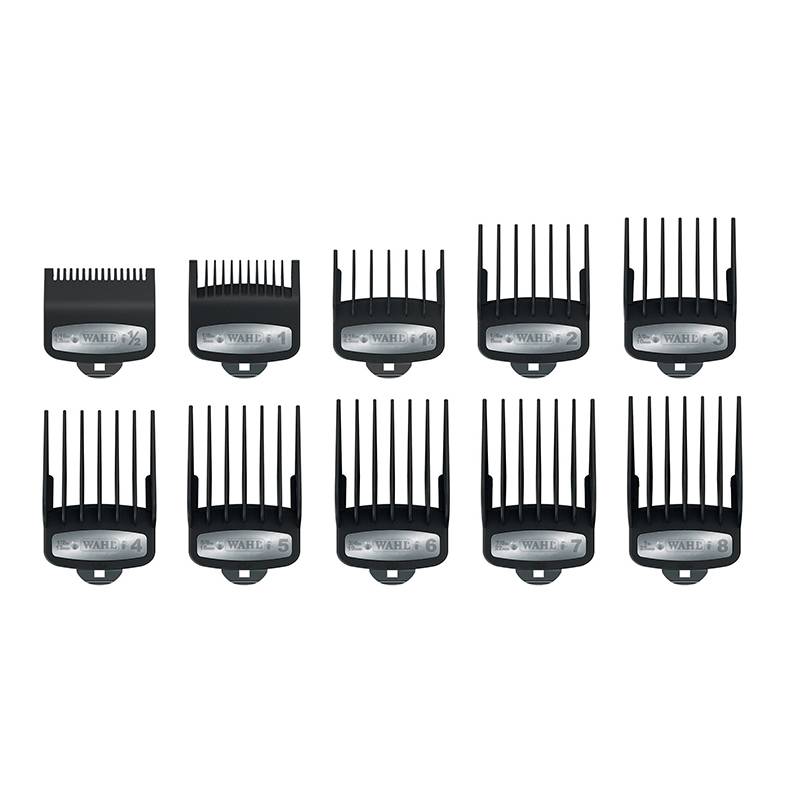 Lot de 10 faux-peignes Premium tondeuse Wahl Noir de la marque Wahl - 1