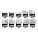 Lot de 10 faux-peignes Premium tondeuse Wahl Noir - 1 Lot de 10 faux-peignes Premium tondeuse Wahl Noir de la marque Wahl - 1