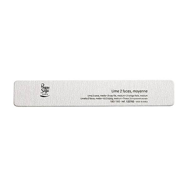 Lime à ongles rectangulaire 2 faces 180-180 Zebra de la marque Peggy Sage - 1