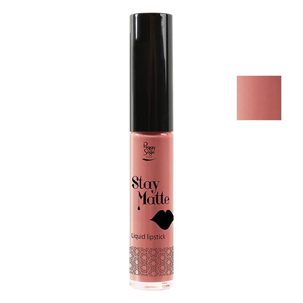 Rouge à lèvres liquide Stay Matte Soft linen de la marque Peggy Sage Contenance 6ml - 1