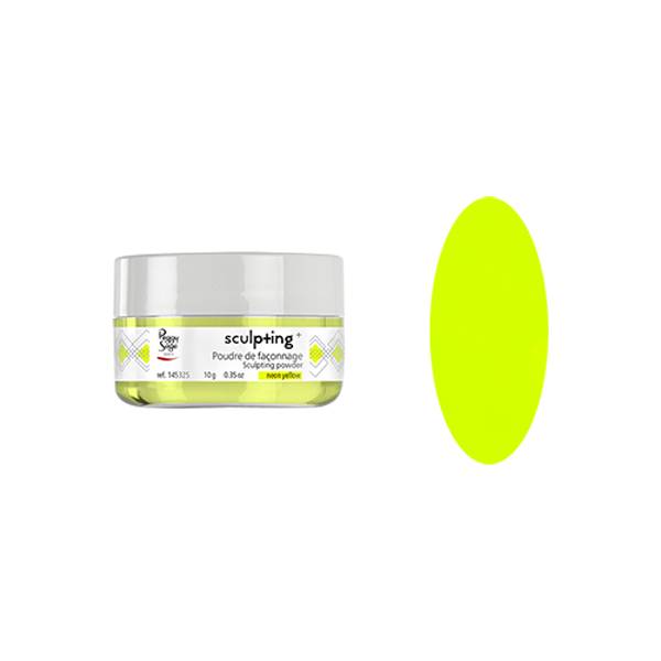 Poudre de façonnage Arty Neon yellow de la marque Peggy Sage Contenance 10g - 1