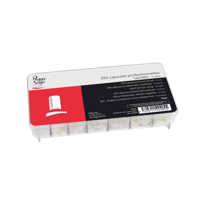 Capsules professionnelles x250 Transparente de la marque Peggy Sage - 1