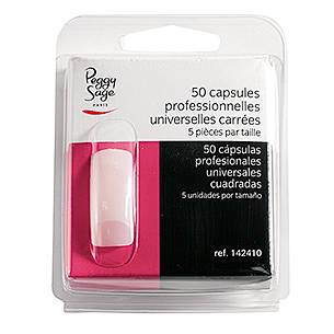 Capsules professionnelles universelles x50 Carrée de la marque Peggy Sage - 1
