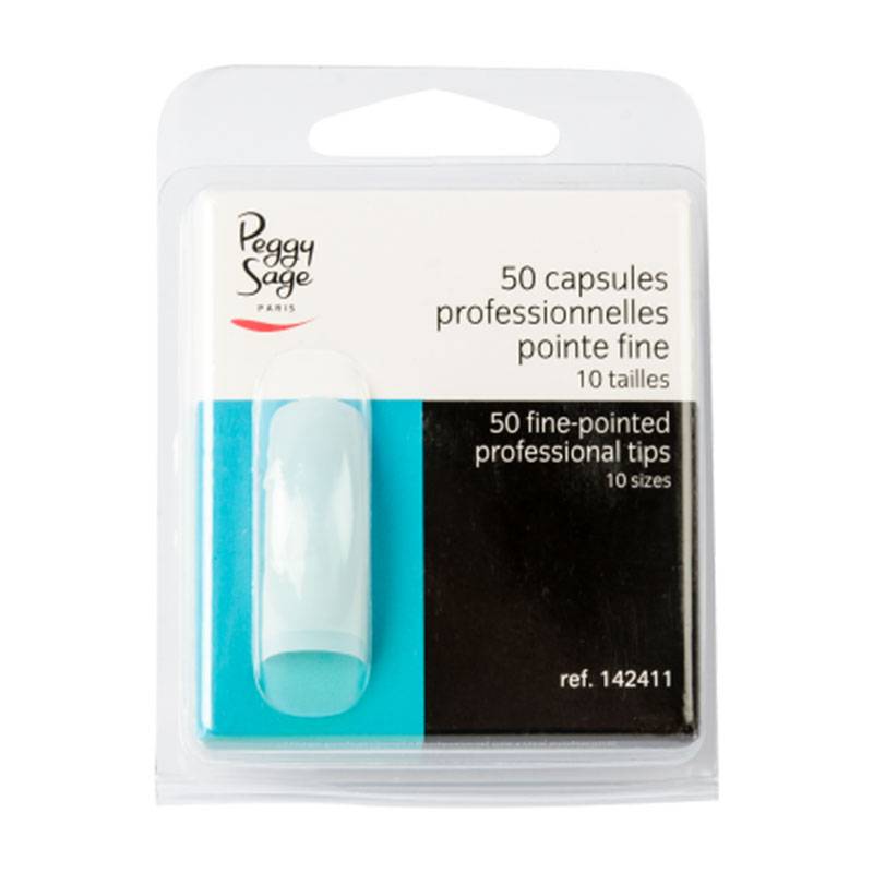 Capsules professionnelles x50 Pointe fine de la marque Peggy Sage - 1