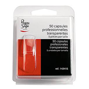 Capsules professionnelles x50 Transparente de la marque Peggy Sage - 1