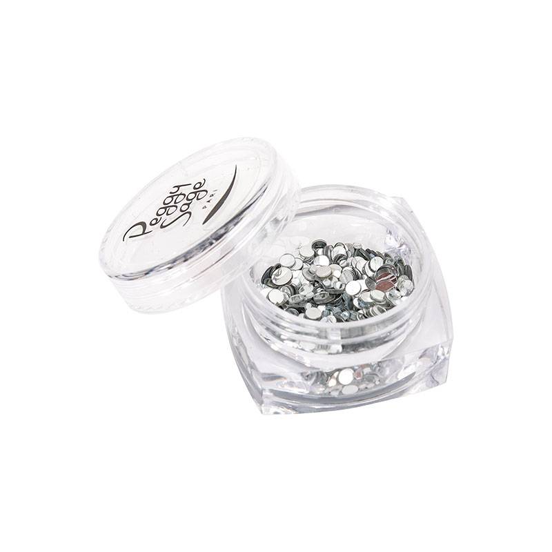 Paillettes pour ongles Silver mix de la marque Peggy Sage - 1