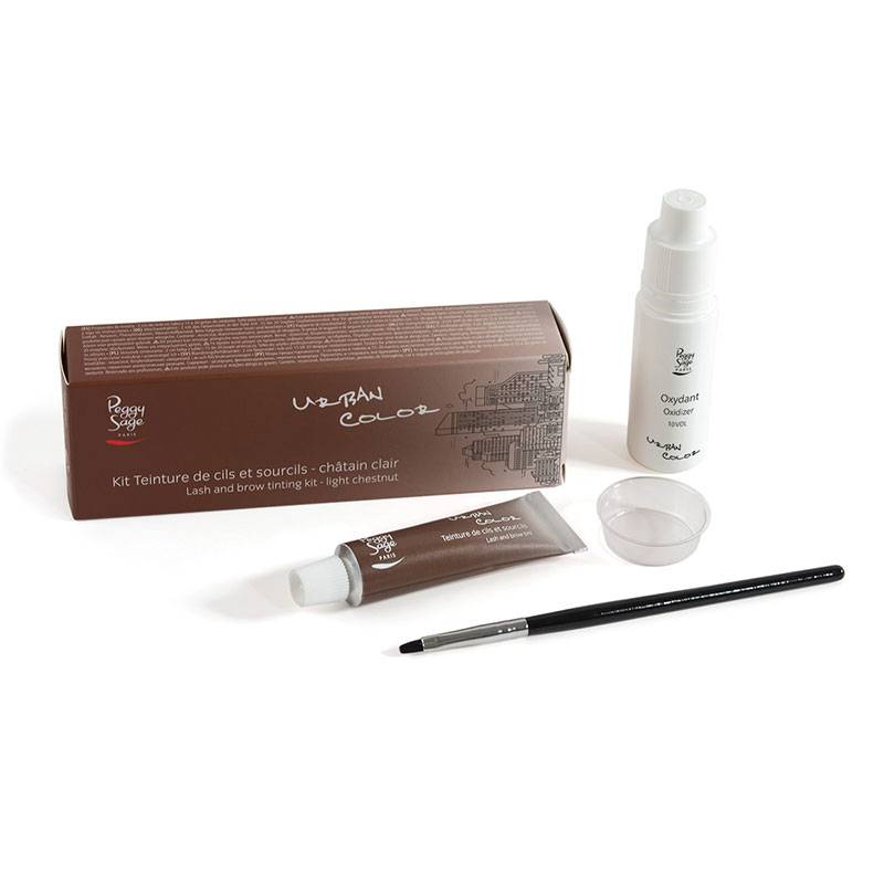 Kit teinture cils et sourcils Châtain clair de la marque Peggy Sage Contenance 35ml - 1