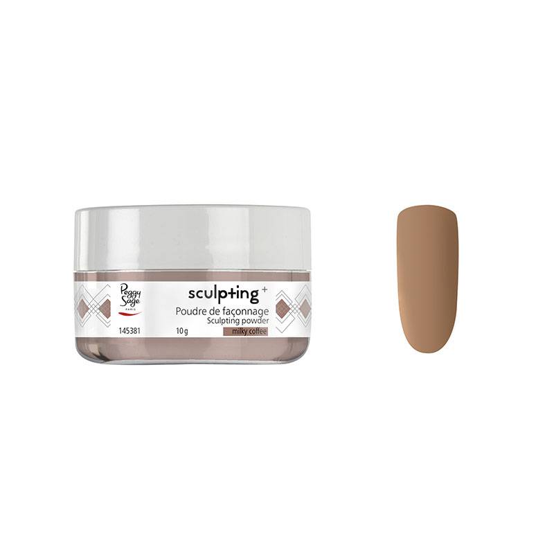 Poudre de façonnage Milky coffee de la marque Peggy Sage Contenance 10g - 1