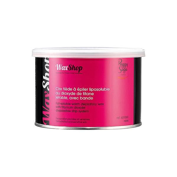 Cire tiède à épiler liposoluble Rose titane de la marque Peggy Sage Contenance 400ml - 1