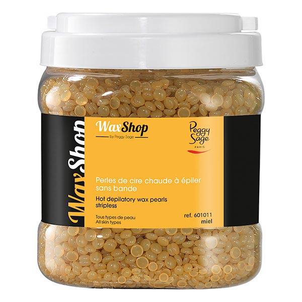 Perles de cire à épiler sans bande Miel 1kg de la marque Peggy Sage Contenance 1000g - 1