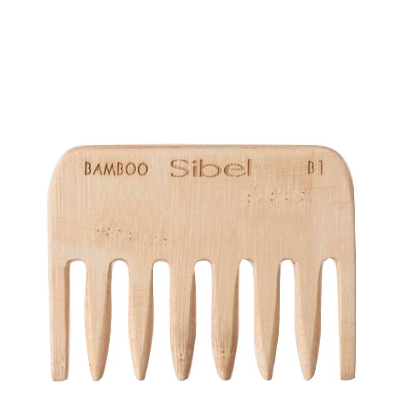 Peigne afro en bambou de la marque Sibel - 1