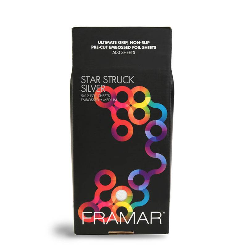 Feuilles alu pré-découpées gauffrées 13x31cm x500 de la marque Framar - 1