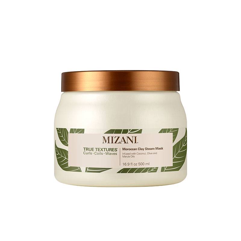 Masque de vapeur à l'argile Marocaine pour les boucles True Textures de la marque Mizani Contenance 500ml - 1