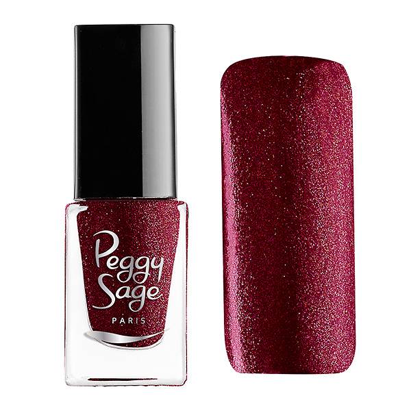 Mini vernis à ongles Perfect Lasting Red ceremony de la marque Peggy Sage Contenance 5ml - 1