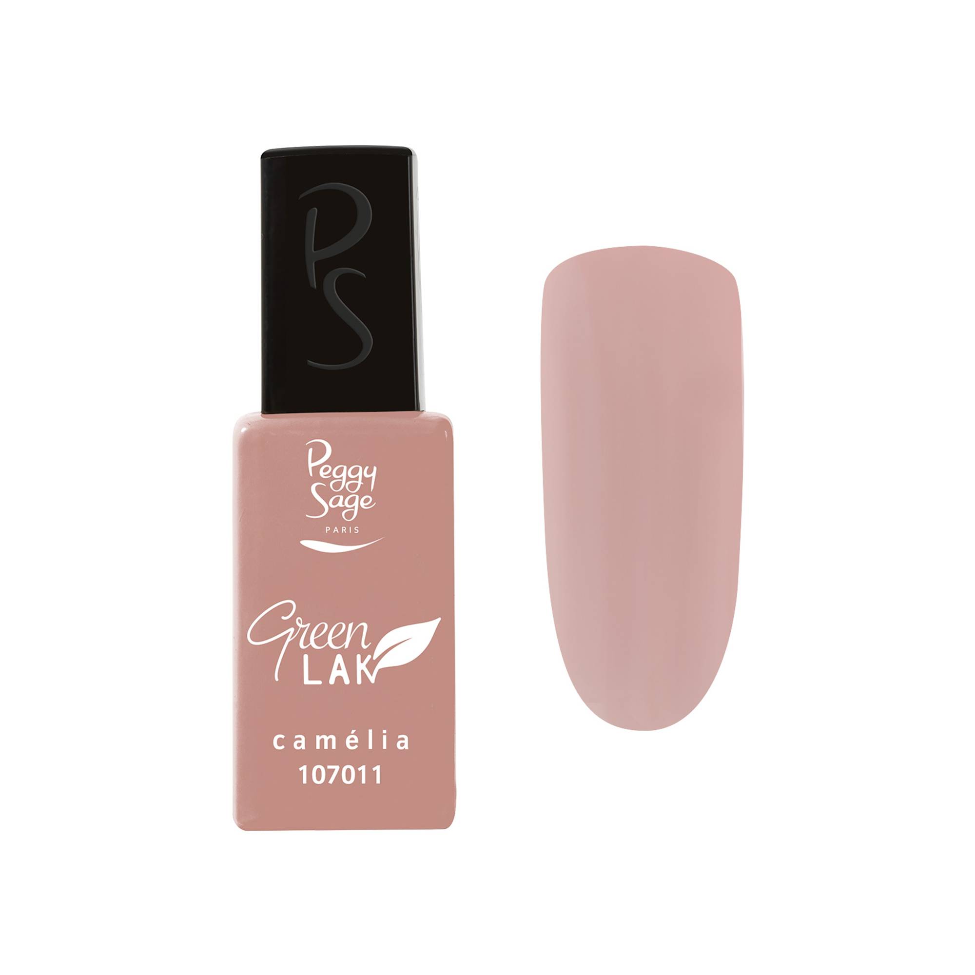 Vernis longue tenue Green LAK - Camélia de la marque Peggy Sage Contenance 11ml - 1