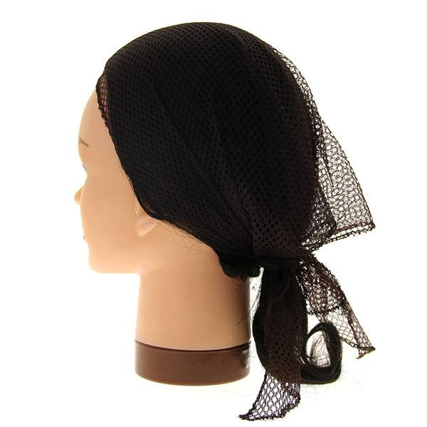 Voilette mise en plis marron maille fine de la marque Coiffeo - 1