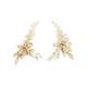 Lot de 2 barrettes dorées à fleurs - 1 Lot de 2 barrettes dorées à fleurs de la marque Coiffeo - 1