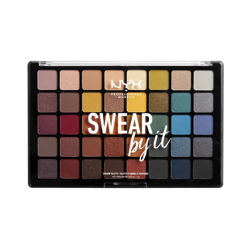 Palette d'ombres à paupières Swear by it (40x1g) de la marque NYX Professional Makeup Contenance 40g - 1