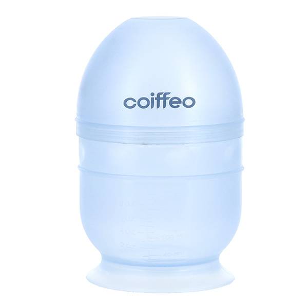 Shaker transparent bleu de la marque Coiffeo - 1
