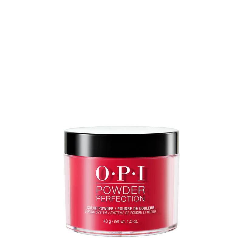 Poudre de couleur Powder Perfection Red Hot Rio de la marque OPI Contenance 43g - 1