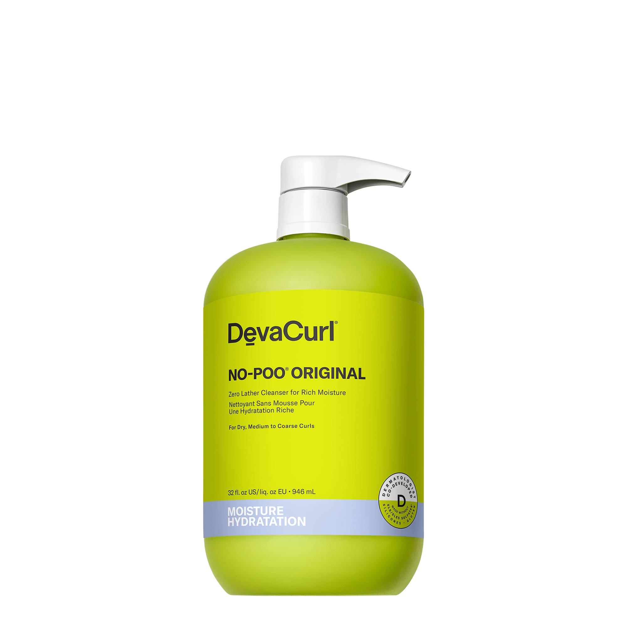 Nettoyant sans mousse No-Poo Original de la marque DevaCurl Contenance 946ml - 1