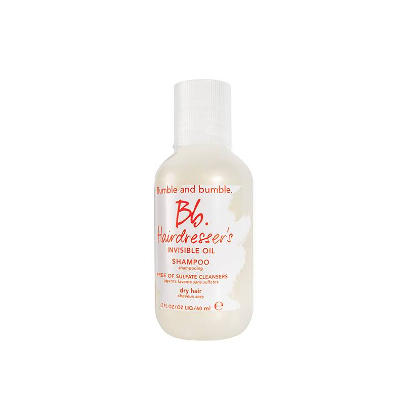 Shampooing hydratant sans sulfates Hairdresser's Invisible Oil de la marque Bumble and bumble Contenance 60ml - 1