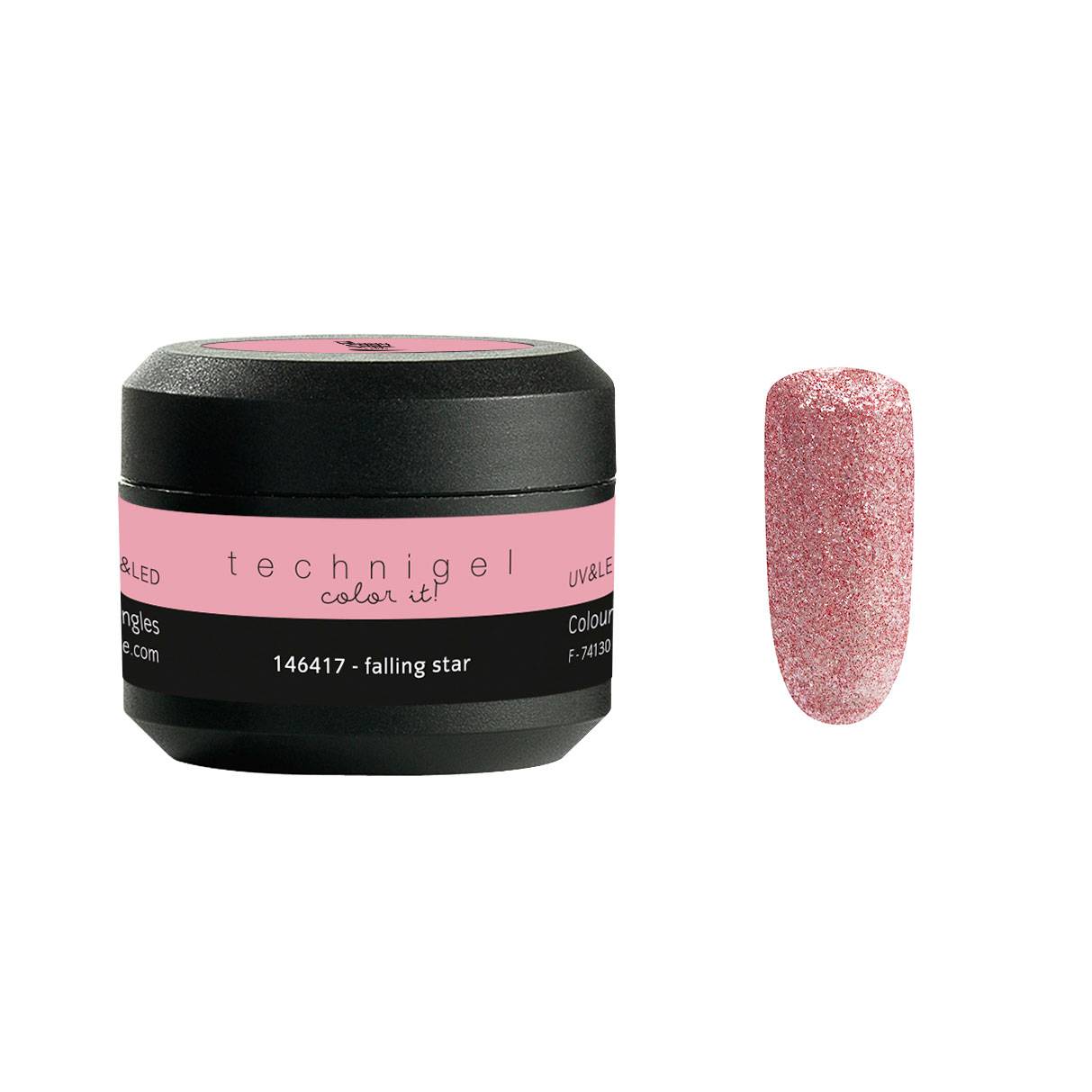 Gel de couleur UV & LED Color it - Falling star 5g de la marque Peggy Sage Contenance 5g - 1