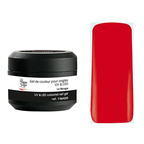Gel de couleur UV & LED Technigel Le rouge 5g de la marque Peggy Sage - 1