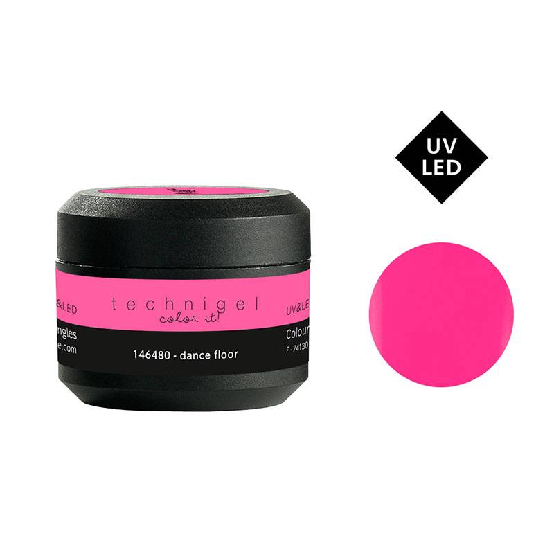 Gel UV & LED de couleur Technigel Color it - Dance floor de la marque Peggy Sage Contenance 5g - 1
