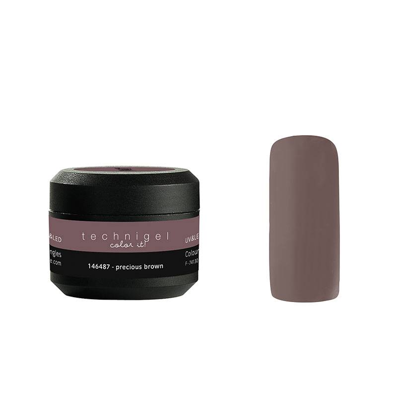 Gel de couleur UV & LED Color it - Precious brown 5g de la marque Peggy Sage Contenance 5g - 1