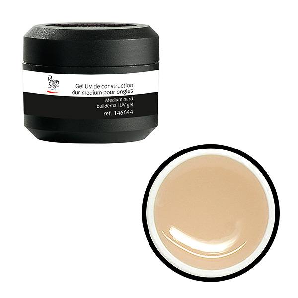 Gel UV de construction dur medium pour ongles Transparent 15g de la marque Peggy Sage - 1