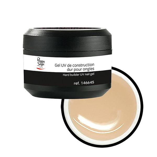 Gel UV de construction dur medium pour ongles Transparent 50g de la marque Peggy Sage - 1