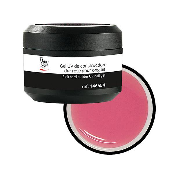 Gel UV de construction dur pour ongles Rose 50g de la marque Peggy Sage - 1