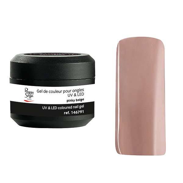 Gel de couleur UV & LED Technigel Color It Pinky beige 5g de la marque Peggy Sage - 1