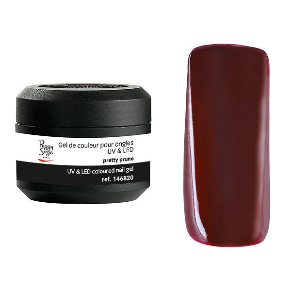 Gel de couleur UV & LED Technigel Color It Pretty prune de la marque Peggy Sage - 1