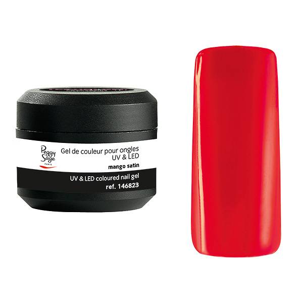 Gel de couleur UV & LED Technigel Color It Mango sattin de la marque Peggy Sage - 1