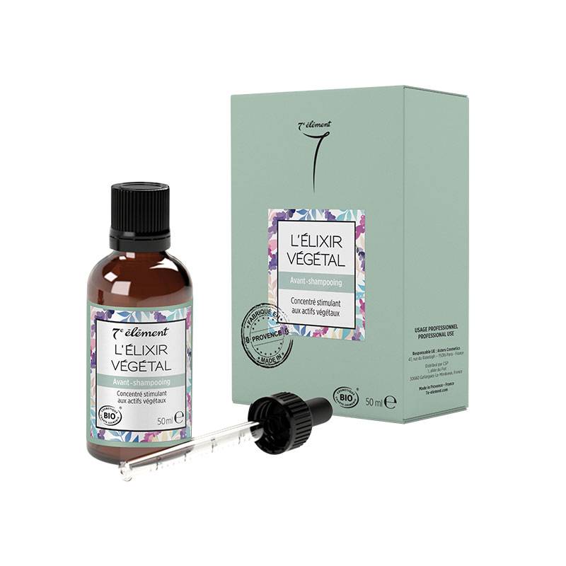 Elixir végétal stimulant cuir chevelu de la marque 7e ÉLÉMENT Contenance 50ml - 1
