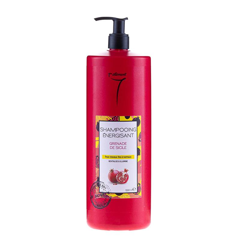 Shampooing énergisant cheveux fins de la marque 7e ÉLÉMENT Contenance 1000ml - 1