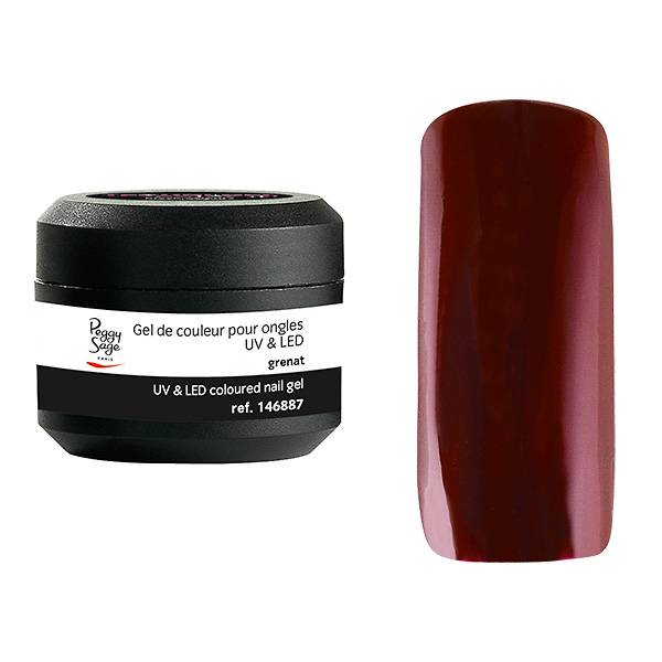 Gel de couleur UV & LED Technigel Color It Grenat de la marque Peggy Sage - 1