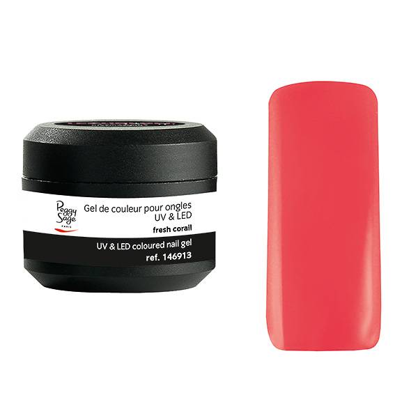 Gel de couleur UV & LED Technigel Color It Fresh corail de la marque Peggy Sage - 1