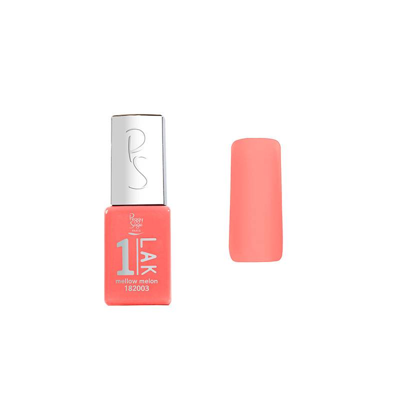 Mini vernis semi-permanent 1-LAK - Mellow melon de la marque Peggy Sage Contenance 5ml - 1